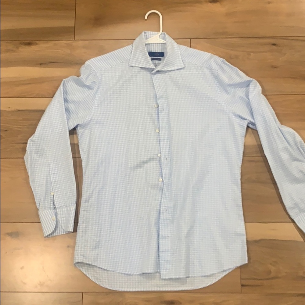 Blues checked Suit Supply Dress shirt